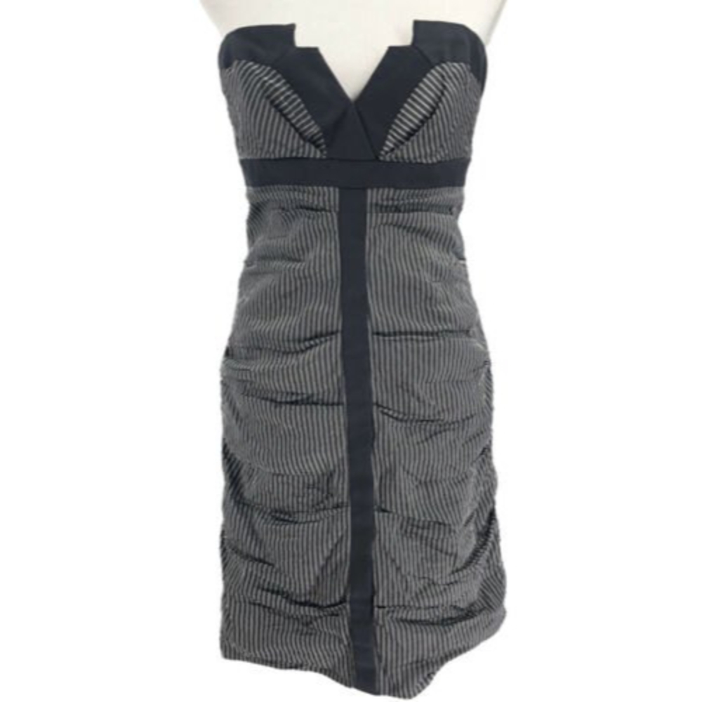 Nicole Miller Collection Women’s Strapless Ruched Cocktail Dress Size 8